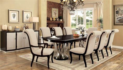 Ornette Espresso Extendable Rectangular Dining Room Set By Furniture Of