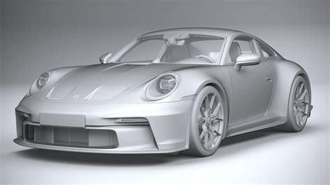 保时捷 911 992 Gt3 旅行版 2022 年 3d模型 159 3ds C4d Fbx Lwo Ma Obj Max Free3d