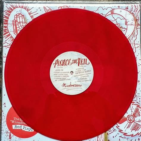 Pierce The Veil Misadventures Red LP 2016 Pierce The Veil