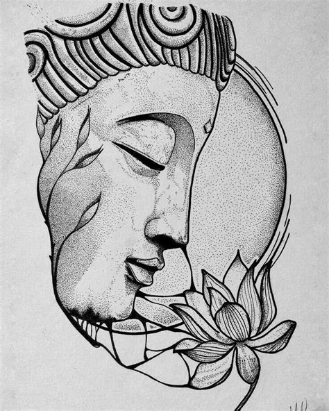 Pin by àrtístic arjün on art Buddha art drawing Tattoo design