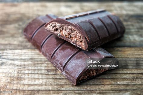 Two Delicious Chocolate Bars Stock Photo Download Image Now