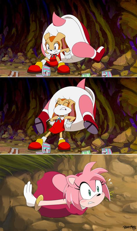 Amy Stuck In Creams Hideout 2 By Potateymatey On Deviantart