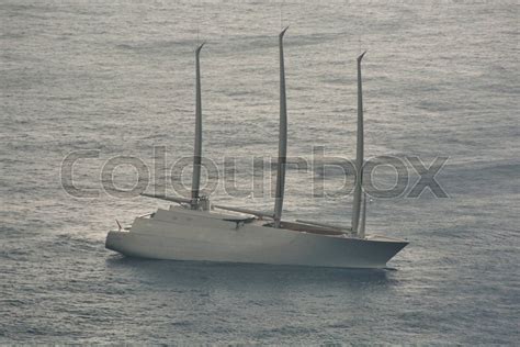 Verdens største sejlskib Sailing Yacht Stock foto Colourbox