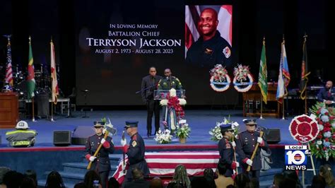 Loved Ones Speak At Funeral Service For Bsfr Battalion Chief Terryson