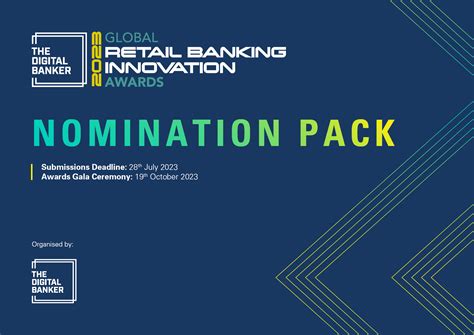 Global Retail Banking Innovation Awards Nomination Pack The