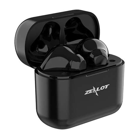 Zealot T3 Tws Wireless Bluetooth Earphone Bluetooth 50 Touch Control Stereo Bass Earbuds With Micro