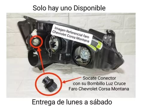 Socate Luz De Cruce Para Faro Chevrolet Corsa Montana MercadoLibre