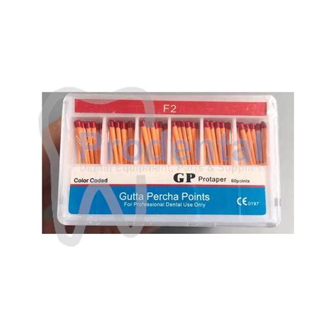 Jual Dental Gutta Percha Points Protaper F2 Guttap Guttapercha Assorted