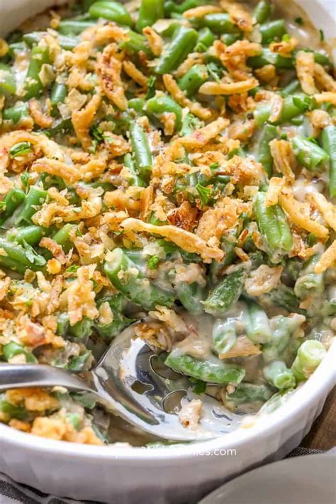 Green Bean Casserole Is A Staple Dish Around Here I Could Eat It Every