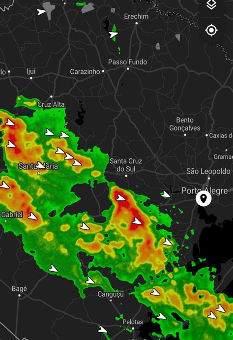 Alerta Para Temporais Chuva Forte E Granizo Em Pontos Isolados Do RS