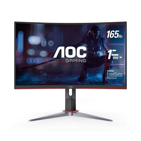 Aoc C27g2 27 165hz Fhd 1ms Freesync Va Curved Gaming Monitor C27g2