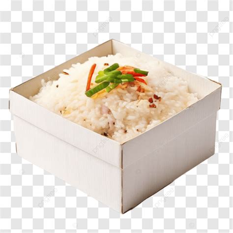 Arroz En Caja Blanca Sobre Fondo Negro PNG Dibujos Arroz En Caja