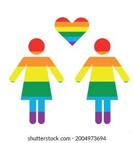 Vector Rainbow Gay Lgbt Rights Icons Stock Vector Royalty Free