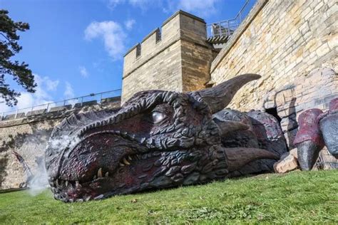 We Visited Lucy The Dragon At Lincoln Castle And Were Captivated