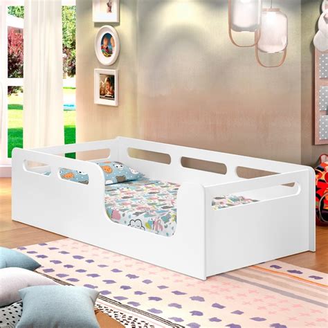 Camas Infantil Com Proteção Lateral Alta - Mini Cama Infantil Com Proteção Lateral Montessori Mdf | Leroy Merlin