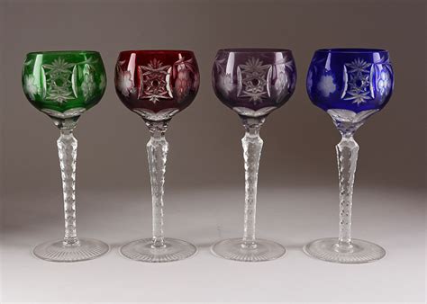 Colorful Crystal Stemware | EBTH