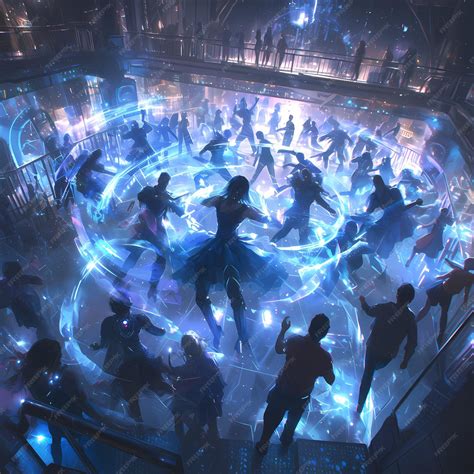 Premium Photo | Vibrant Nightlife Scene at Underground Club