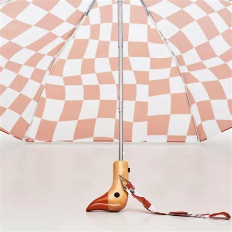 Original Duckhead Peanut Checkers Umbrella Umbrellas Co Uk