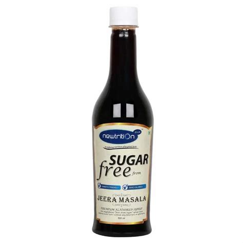 Soft Drink Black Jeera Masala Sugar Free Syrup Packaging Size Ml