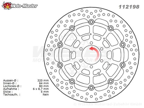 Moto Master Halo Series Floating Vorne Neu Pepic Motorsport