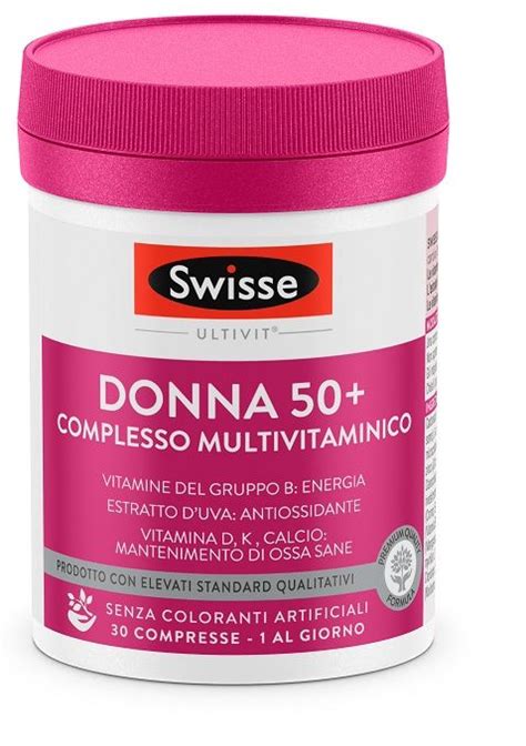 Swisse Donna 50 Integratore Multivitaminico 30 Compresse Top Farmacia