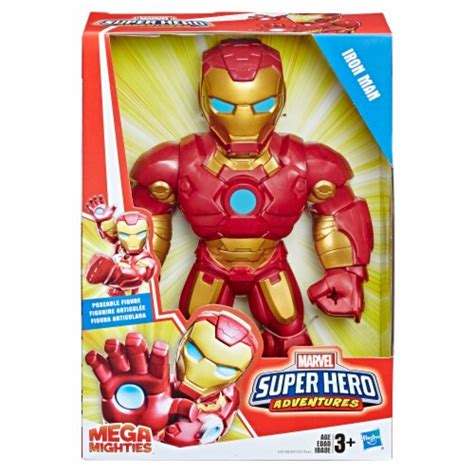 Hasbro Playskool Heroes Marvel Super Hero Adventures Mega Mighties Iron