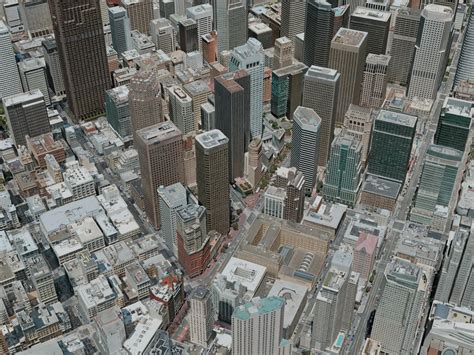 San Francisco City Usa 3d Model 2020 3dcadbrowser