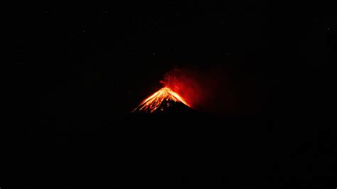 K Lava Guatemala Volc N De Fuego Stars Eruption Mountains