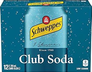 Schweppes Club Soda X Ml Amazon Ca Grocery Gourmet Food