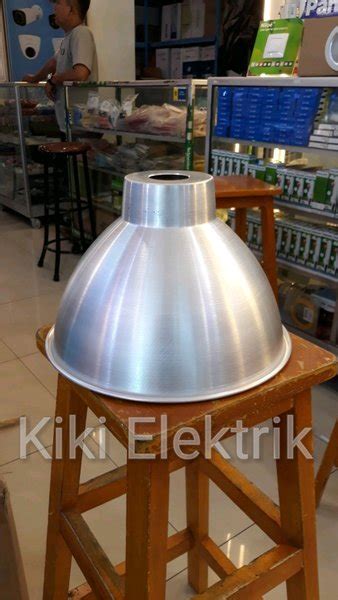 Jual Kap Lampu Gantung Industri Silver Diameter Cm Tanpa Fitting Di