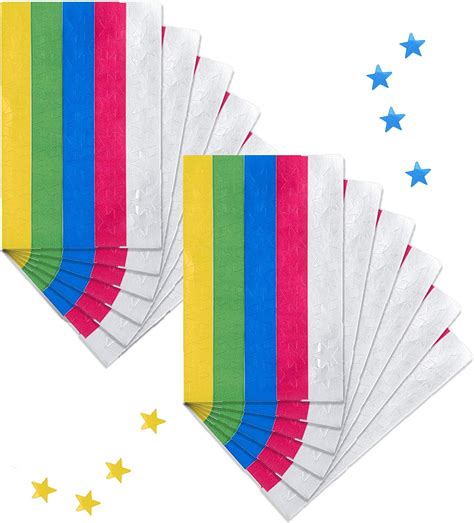 Amazon Emraw Super Great Assorted Color Foil Star Award Labels