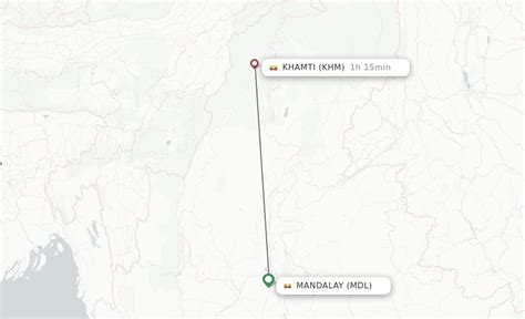 Direct Non Stop Flights From Mandalay To Khamti Schedules