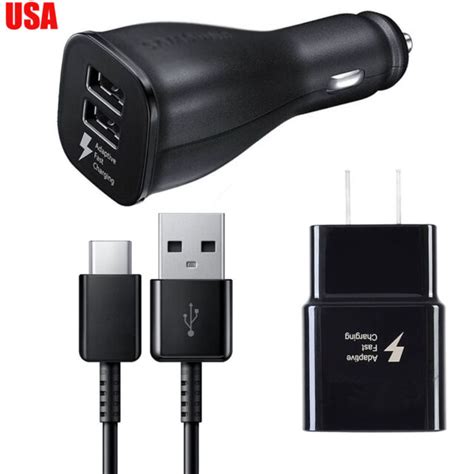 Original Fast Charging Charger Usb Cable Car Charger For Samsung Galaxy Note 9 Ebay