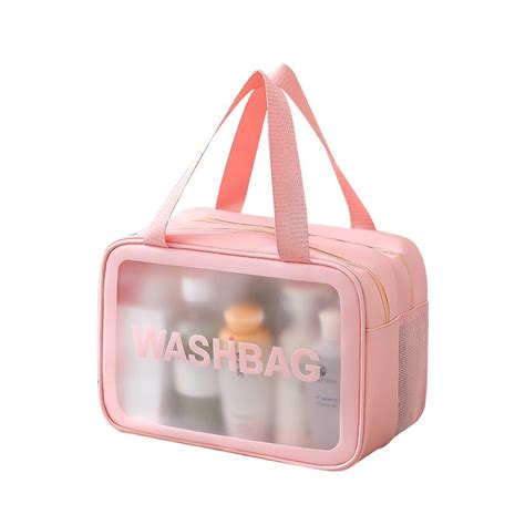 Bolsa Organizadora Nécessaire Transparente Á Prova d agua Washbag Para