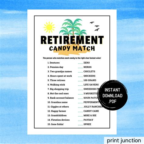 Retirement Party Games, Retirement Games, Virtual Retirement, Games for ...