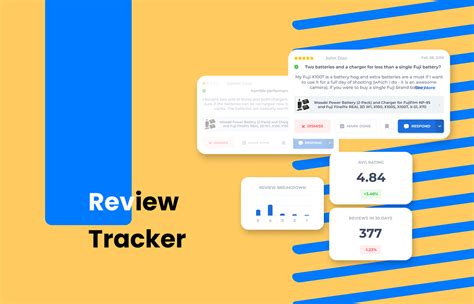 Review Tracker on Behance