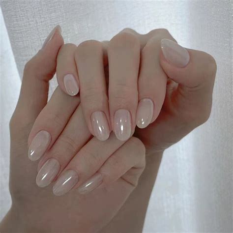 Natural Almond Acrylic Nails