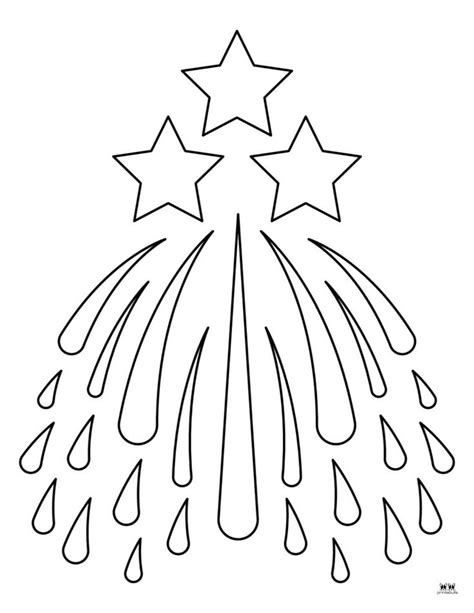 Printable Fireworks Coloring Page 27 Fireworks Coloring Pages Flag