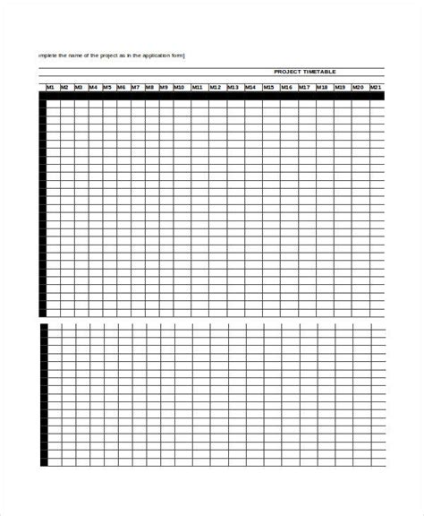 Excel Timeline Template - 6+ Free Excel Documents Download