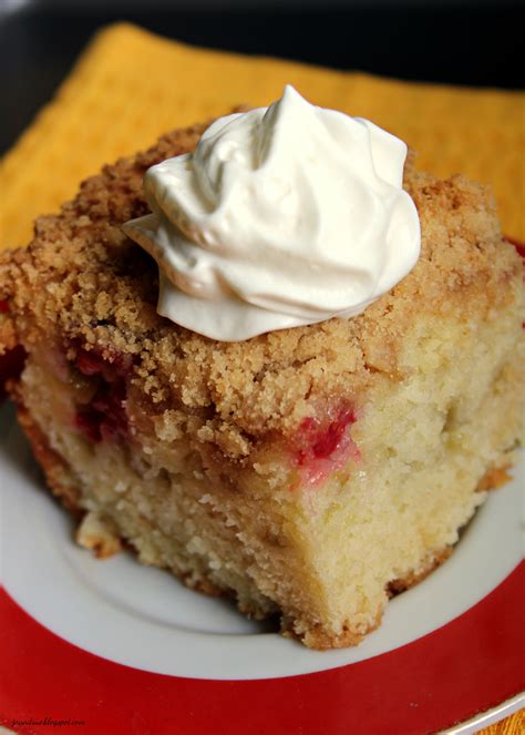 Jo And Sue Big Batch Rhubarb Raspberry Streusel Cake