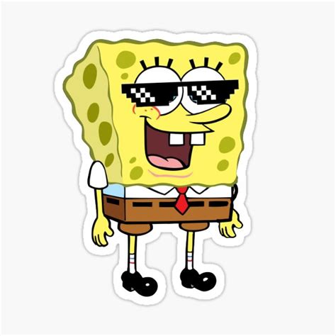 Spongebob Sticker For Sale By Shopandsmile2 Redbubble