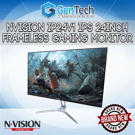 Nvision Ip24v1 Ips 24inch Frameless Gaming Monitor Lazada Ph