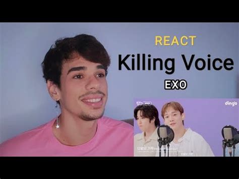 Reagindo A EXO Killing Voice Professional Dancer React YouTube