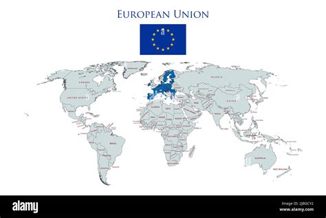 World Map Of European Countries - Almire Marcelia