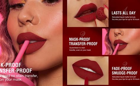 12 Pcs Liquid Lipstick Lipliner Set Nude Lipliner Matte Lipstick Long Lasting Non Fading