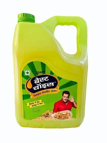 Soya Bean 5L Himani Best Choice Soybean Refined Oil Low Cholestrol