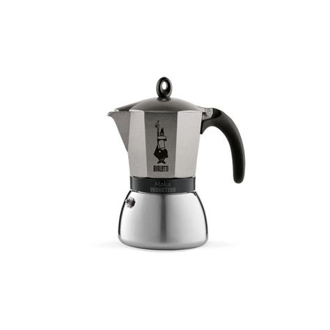 Cafetière Italienne Moka Induction 9 Tasses Anthracite Bialetti La Redoute