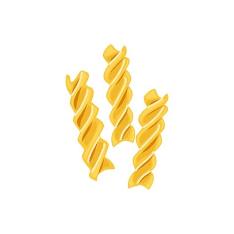 Premium Vector Pasta Fusilli Symbol Of Italian Cuisine Menu