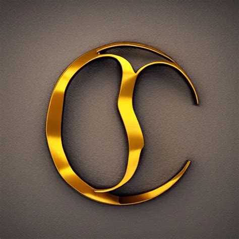 D Rendering Of Sinhala Letterform Octane Render Stable