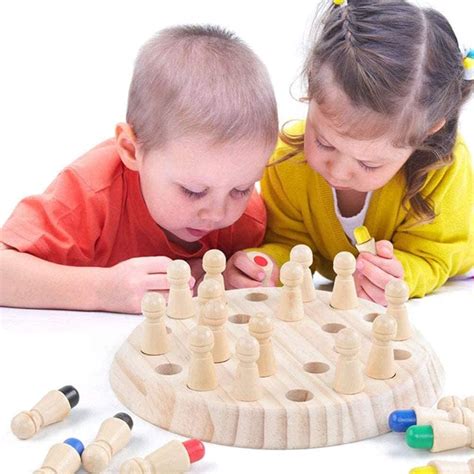 Brrnoo Giocattolo Educativo Per Bambini Giochi Di Memoria In Legno Per